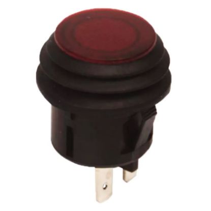 Dc180w 20a 12vdc Yuvarlak Işıklı Anahtar - Kırmızı resmi