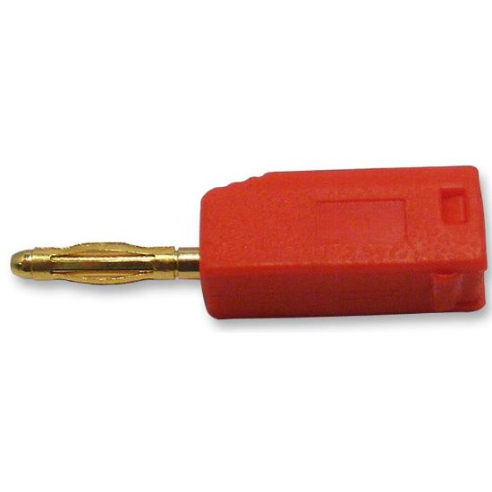 2mm İstiflenebilir Banana Jak - Kırmızı resmi