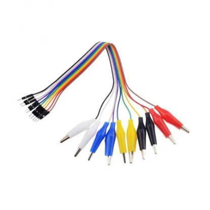 10'lu 30cm Çift Uçlu Krokodil - Jumper Kablo Erkek resmi