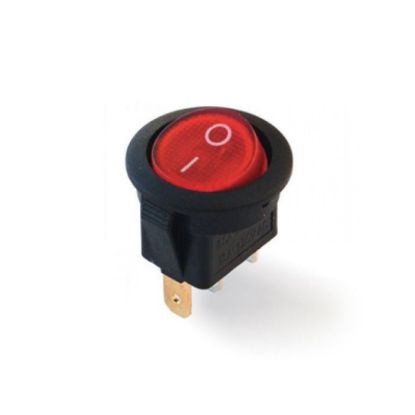 Dc134d 3p On/off Anahtar 220v 16mm Işıklı Yuvarlak resmi