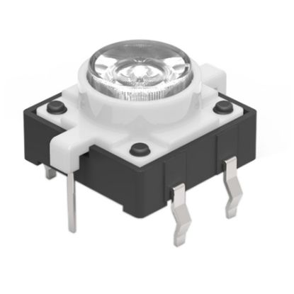 12x12 Beyaz Led Işıklı Tact Switch resmi