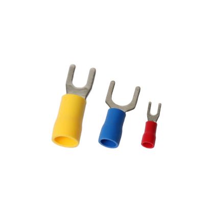 İzoleli Çatal Tip Kablo Ucu M4 - Kırmızı - 20 Adet resmi