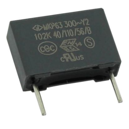 1nf 300vac 10% Polyester Kondansatör Y2 10mm resmi