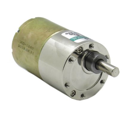 12v 100rpm 37mm Redüktörlü Dc Motor (12 Kg.cm) resmi