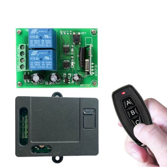 2 Kanal 10a 433 Mhz Mini Alıcı Verici Set resmi