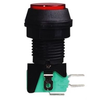 Dc180j-1 12v Ledli Buton 24x32mm resmi