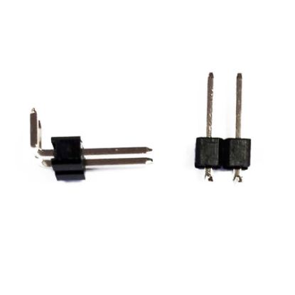 2 Pin (1x2) 2.54mm Erkek Pin Header Tht resmi