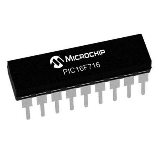 Pıc16f716 I/p Pdıp-18 8-bit 20 Mhz Mikrodenetleyici resmi