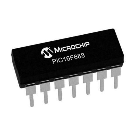 Pıc16f688 I/p Pdıp-14 8-bit 20 Mhz Mikrodenetleyici resmi