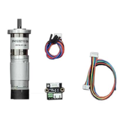 146 Rpm 12v Sessiz Enkoderli Dc Motor resmi