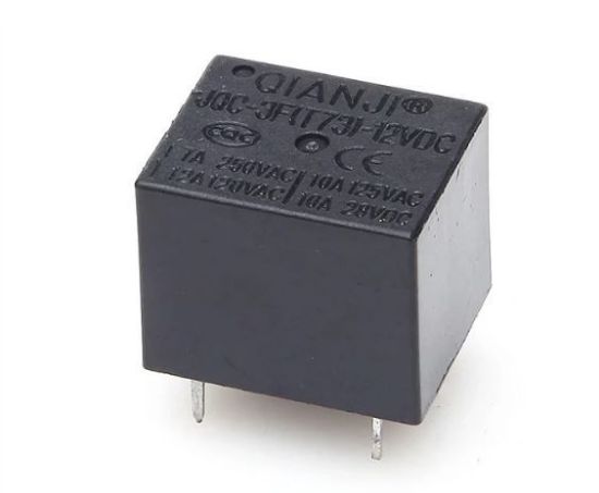 12v 7a Tek Kontak 5 Pinli Jqc-3f(t73)-12vdc Röle resmi