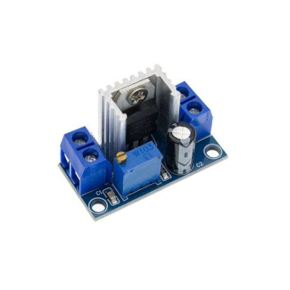 Lm317 Dc-dc Ayarlanabilir Voltaj Düşürücü Güç Modülü resmi