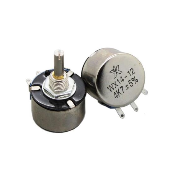 3w 500 Ohm Metal Watlı Potansiyometre resmi