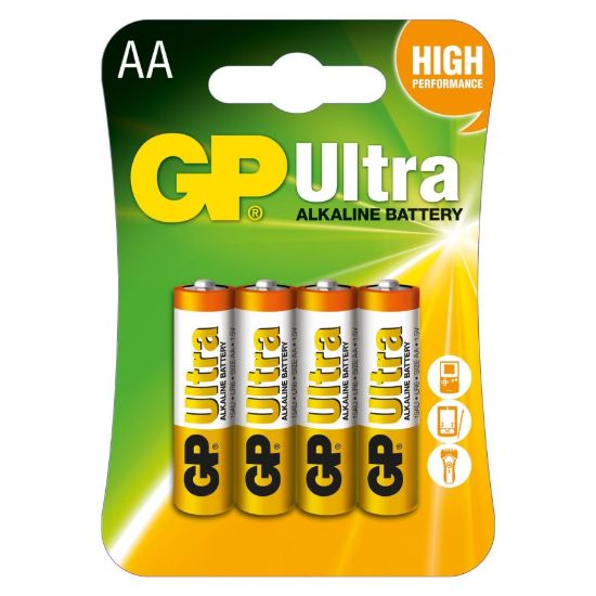 Gp Ultra Alkalin Pil 1.5v Aa Kalem Pil - 4 Adet resmi