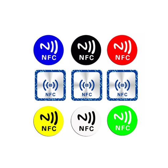 6'lı 13.56mhz Nfc Ntag213 Renkli Etiket Paketi resmi