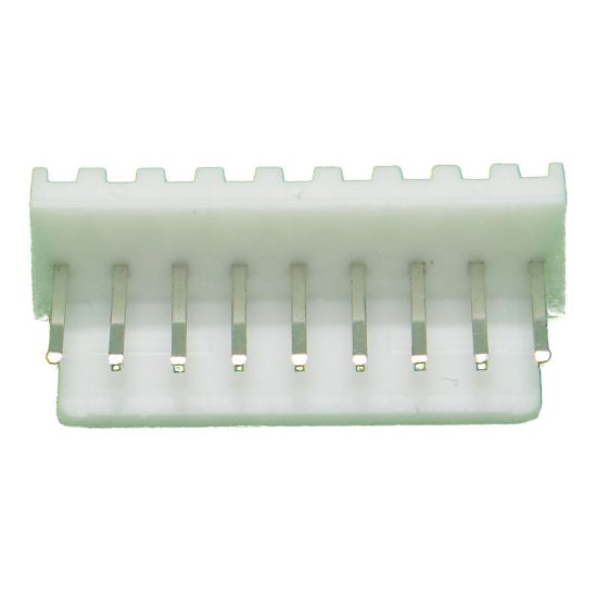 9 Pin Tunik Konnektör Erkek 2.54mm 180c resmi