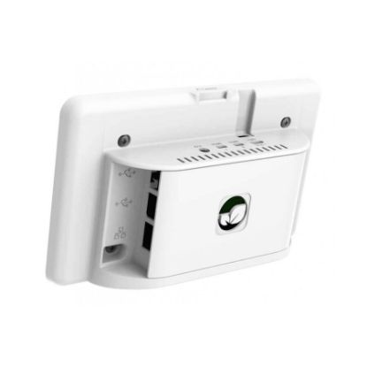 Raspberry Pi 4 Uyumlu Dokunmatik Ekran Kasası - Beyaz resmi