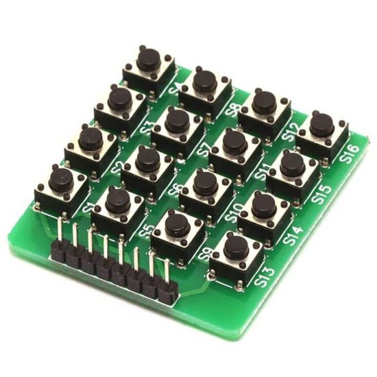 4x4 Matrix Buton Tuş Takımı Modülü resmi