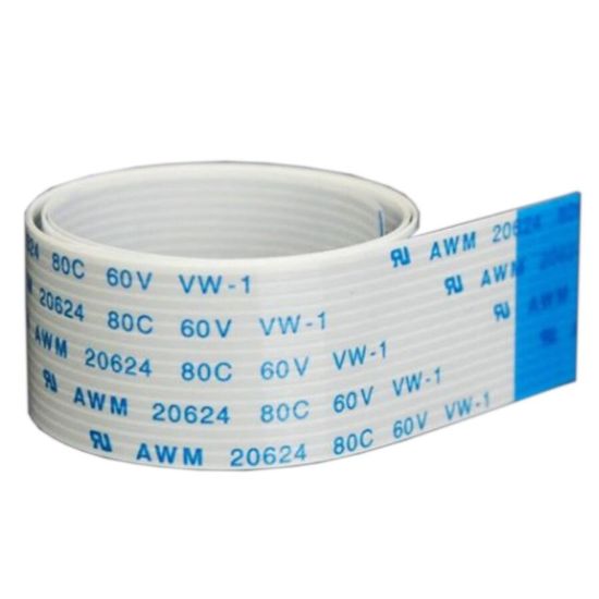 Flex Kablo 15 Pin 0.5mm 15cm - Beyaz resmi