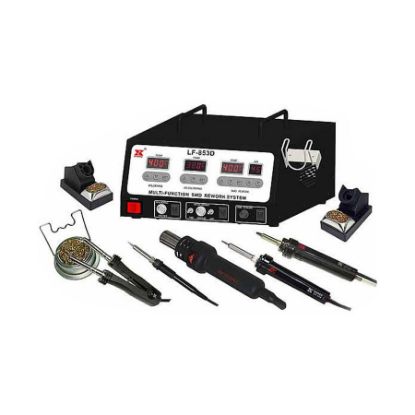 Xytronic Lf853d Vakumlu, Kalem Havyalı, Sıcak Havalı Dijital İstasyonlu Havya 5&prime;li Set resmi