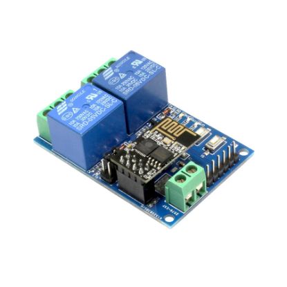 Esp8266 2 Kanal 5v Esp01 Wifi Röle Modülü resmi