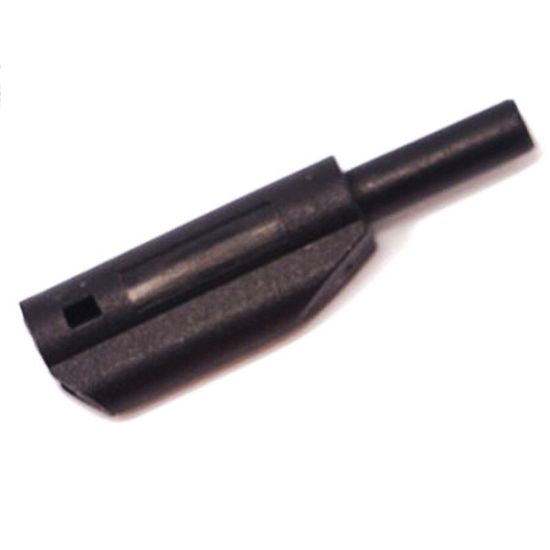 2mm Emniyetli İstiflenebilir Jak - Siyah resmi