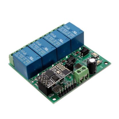 Esp8266 4 Kanal 5v Esp01 Wifi Röle Modülü resmi