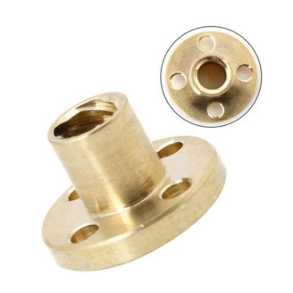 T8 Çelik Trapez Somun - 2 Hatve resmi