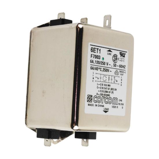 Corcom 6et1-f7003 6a 120-250v Emc Filtre resmi