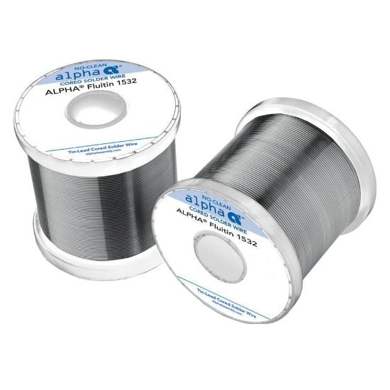 Fluitin 0.5mm Kurşunlu Lehim Teli 1532/322 63/37 500g resmi