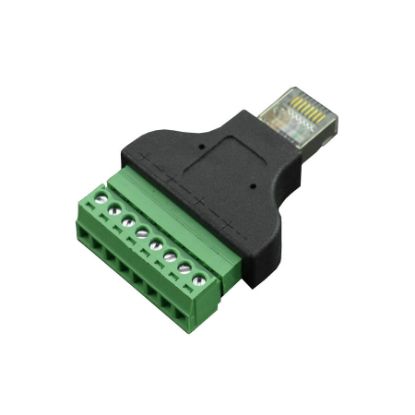 Ethernet Rj45 Erkek Fiş Terminal Bloğu resmi