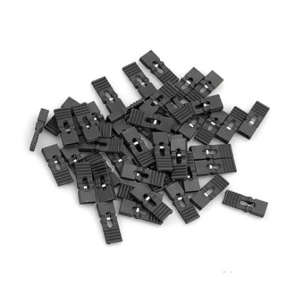 2.54mm Uzun Tip Dişi Siyah Jumper - 100 Adet resmi