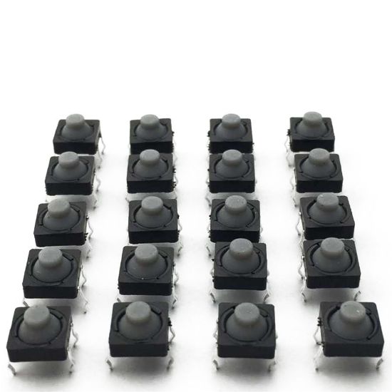 8x8 5mm 4 Pinli Plastik Başlı Buton resmi