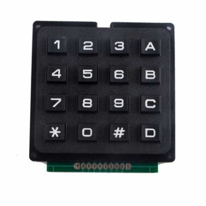 4x4 Telefon Stili Matrix Keypad resmi