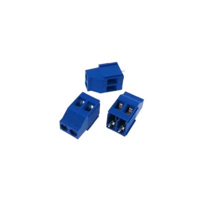 2 Pin 2 No 5.08mm Mavi Klemens resmi