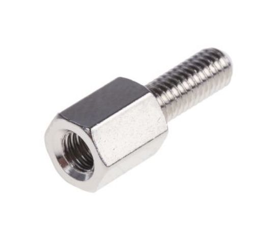 M3 12mm D-sub Metal Vida + Somun Takım - D-sub Konnektör Uyumlu resmi