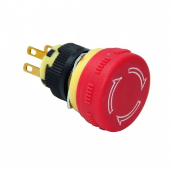 Drn956 16mm Acil - Stop Switch (kafa 27mm) resmi