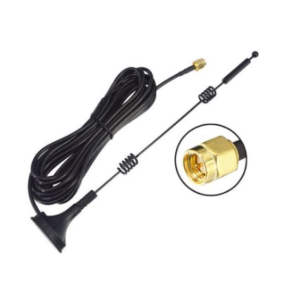 Yüksek Kazançlı 2.4g/5.8g 12dbi 26cm Sma Erkek (male) Wifi Anten resmi