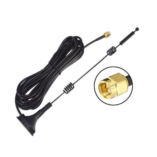 Yüksek Kazançlı 2.4g/5.8g 12dbi 26cm Sma Erkek (male) Wifi Anten resmi